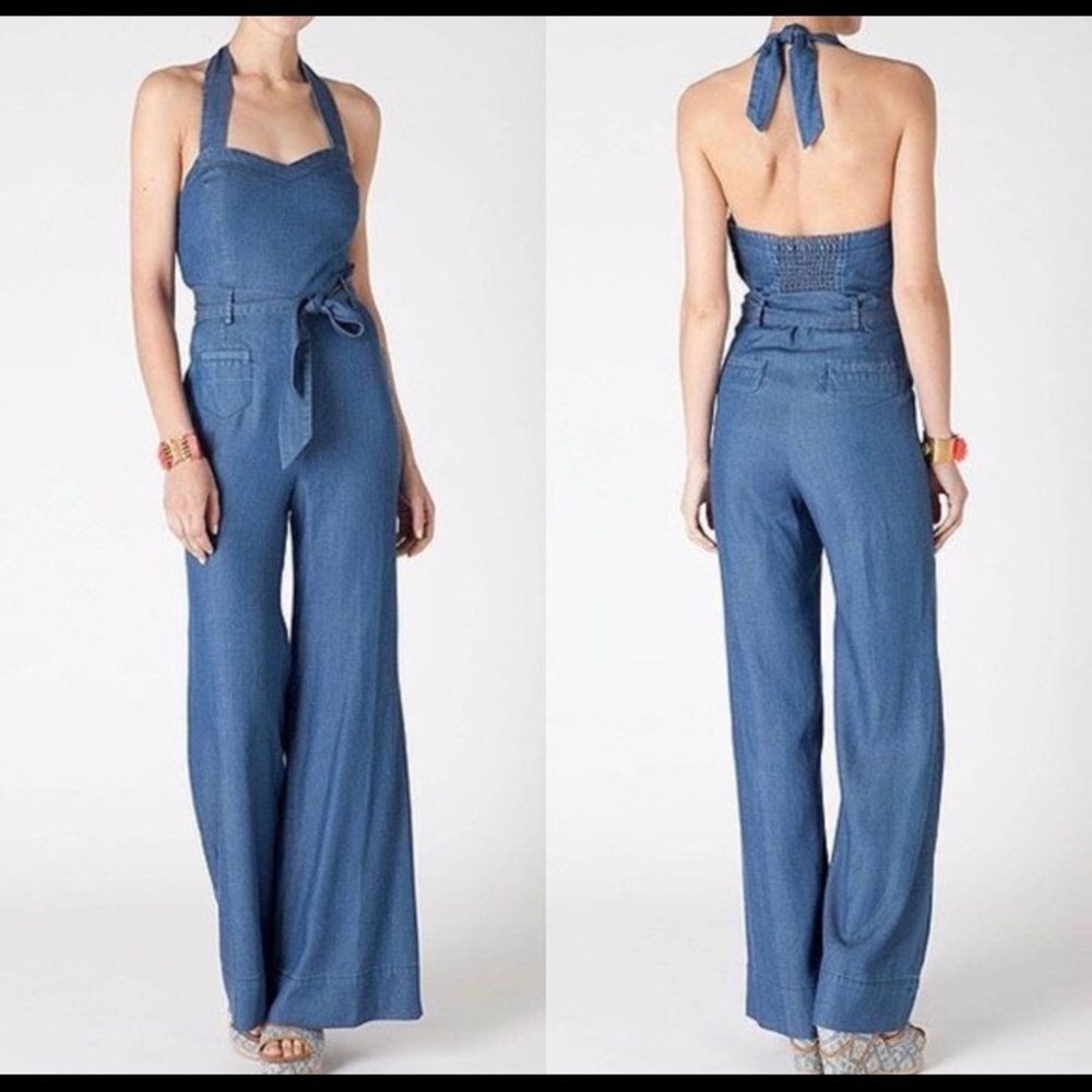 Anthropologie Denim Jumpsuit Size 2